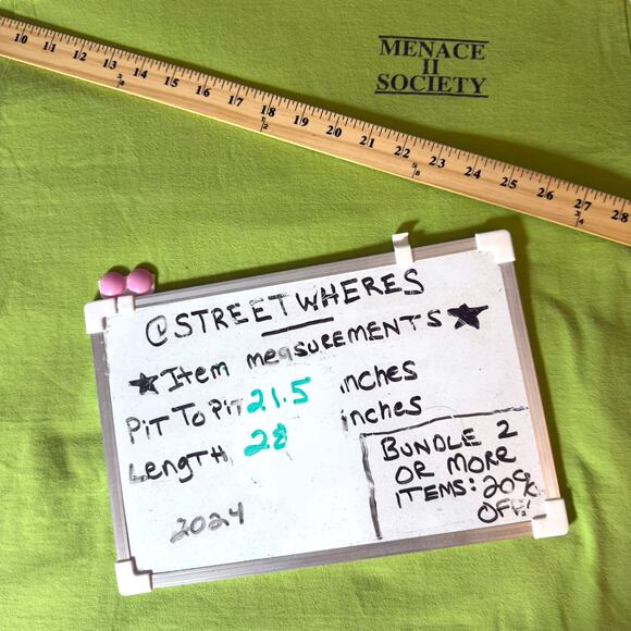 Supreme SS14 Menace Ii Society T-shirt Men’s L - Designer Streetwear Skater Punk - Picture 8 of 14